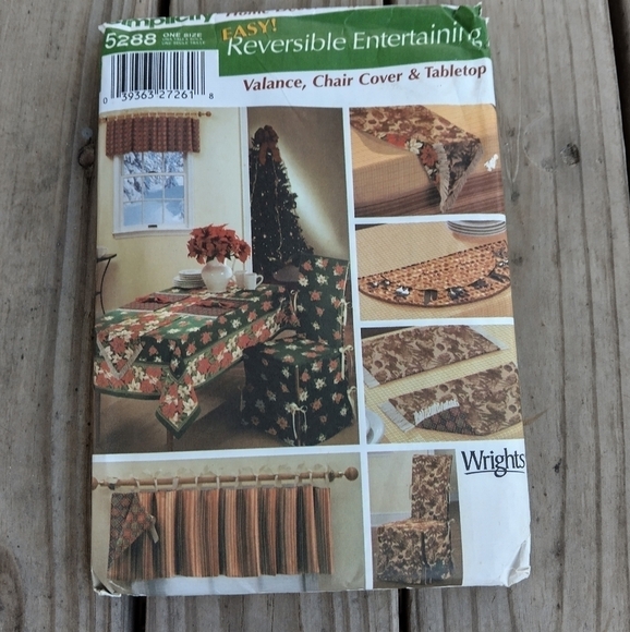 Simplicity Sewing Pattern 5388 Tablecloth Table Runner Placemats - Picture 1 of 2